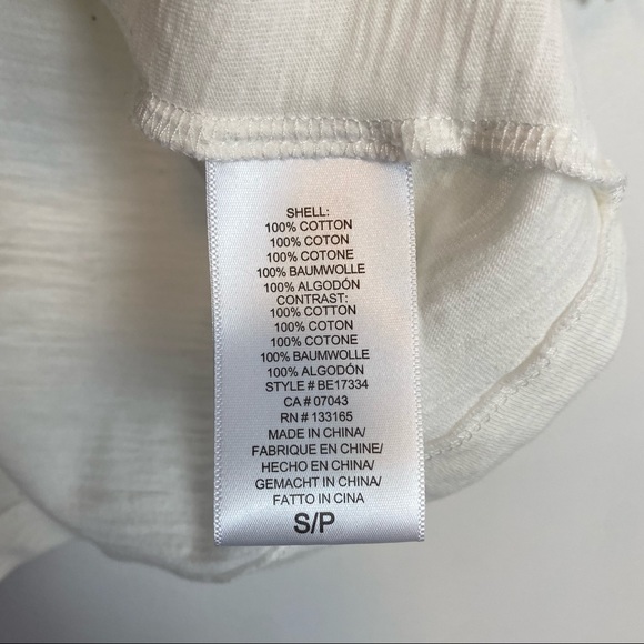 Anthropologie | Eri + Ali | Boho Lace Peasant Sleeve Top Size S - Picture 11 of 11